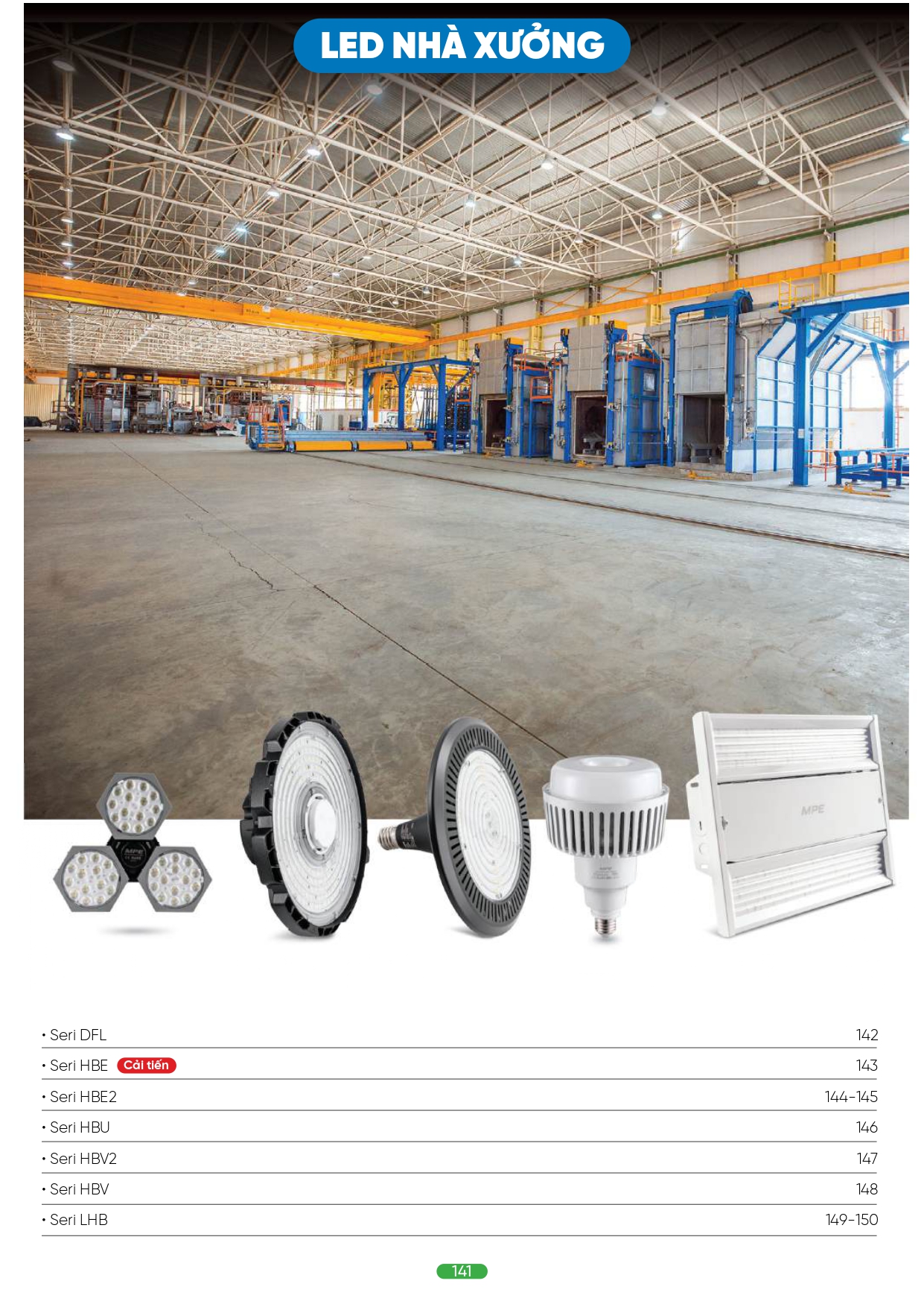 Bảng giá đèn LED MPE 2026